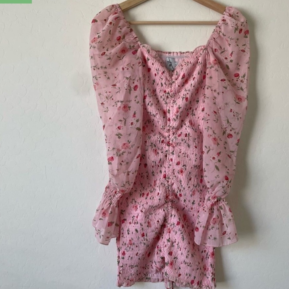 Princess Polly Wildflowers Pink Floral Ruched Mini Dress - Picture 6 of 10